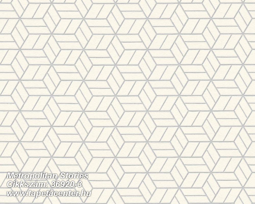 Csillámos,geometriai mintás,különleges felületű,ezüst,fehér,lemosható,vlies tapéta 